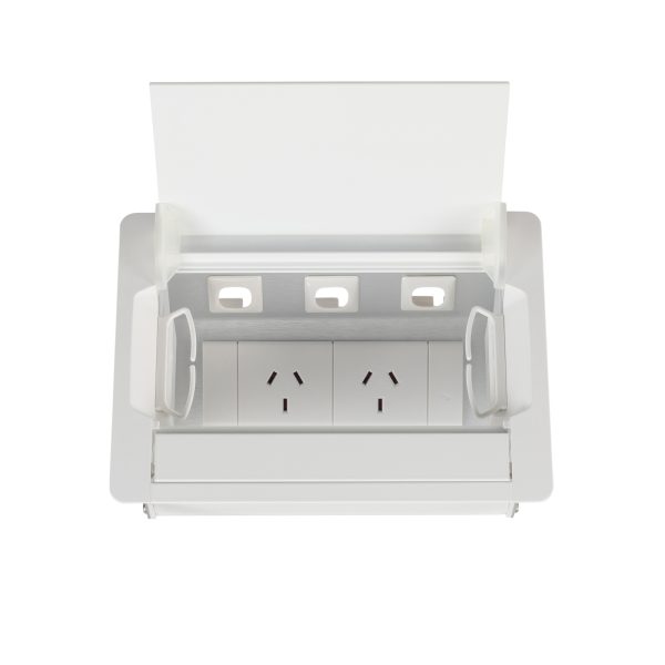 ACCEDE SINGLE LID 2 x GPO + 3 Data