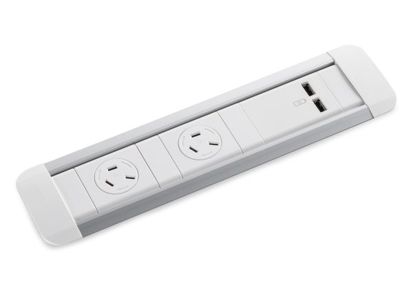 CENTRA INDESK MODULE 2 GPO + 2 USB FAST CHARGE CENTRA INDESK MODULE 2 GPO + 2 USB FAST CHARGE