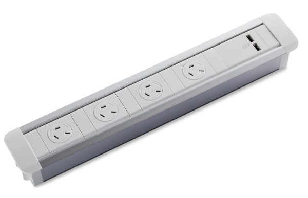 CENTRA INDESK MODULE 4 GPO + 2 USB FAST CHARGE CENTRA INDESK MODULE 4 GPO + 2 USB FAST CHARGE