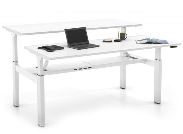 GEN H BACK TO BACK HEIGHT ADJUSTABLE DESK GEN H BACK TO BACK HEIGHT ADJUSTABLE DESK