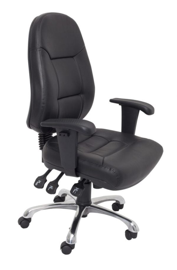 PU 300 HIGH BACK LEATHER EXECUTIVE CHAIR