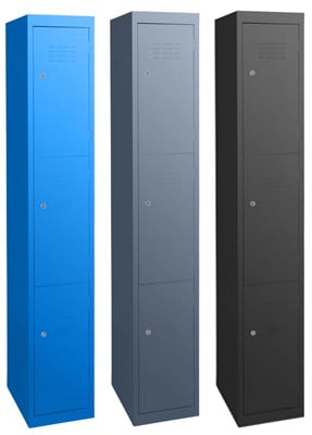 STATEWIDE THREE DOOR LOCKERS