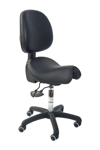 BAMBACH SADDLE STOOL WITH BACK