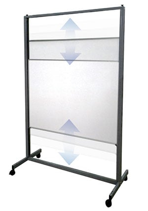 Aspire Sliding Mobile Whiteboard