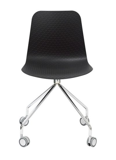 CLEARANCE WEAVE CHROME CASTOR BASE