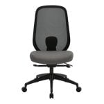 Black frame/Black mesh/Grey seat