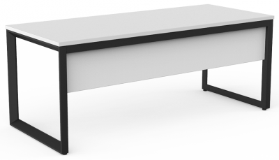 ANVIL FIXED HEIGHT DESK WITH MODESTY SINGLE SIDED