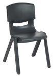 24 x CHARCOAL CHAIRS