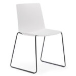 WHITE SEAT/BLACK FRAME