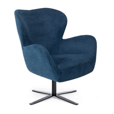 Sixty Lounge Swivel Black