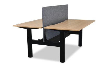 VERTILIFT STATIC FIXED HEIGHT DESK 2 LEG Back to Back
