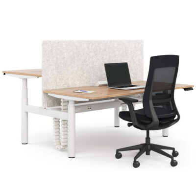 MOTION ROUND HEIGHT ADJUSTABLE BACK TO BACK WORKSTATION
